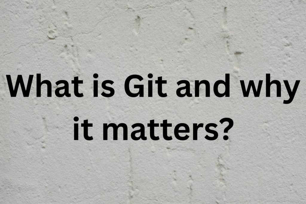 Illustration explaining what version control is, showing project timelines and saved versions.